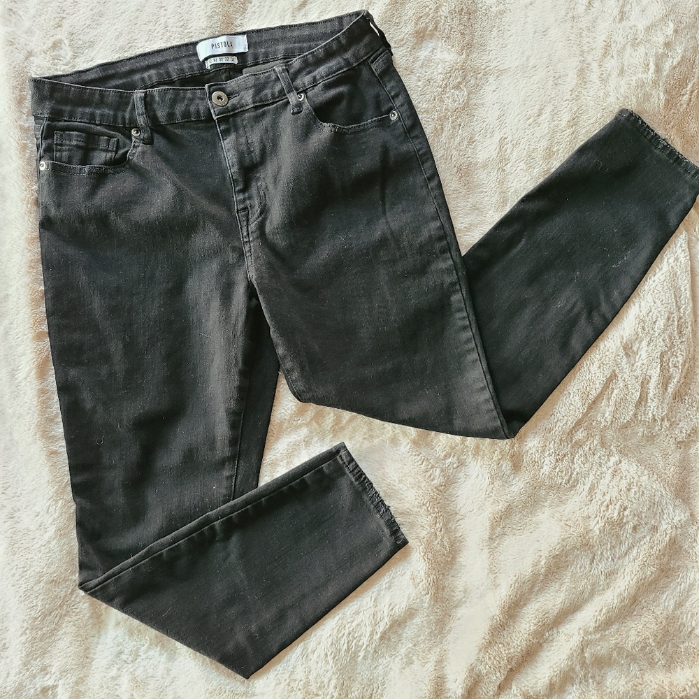 Pistola ankle skinny jean black 32/14